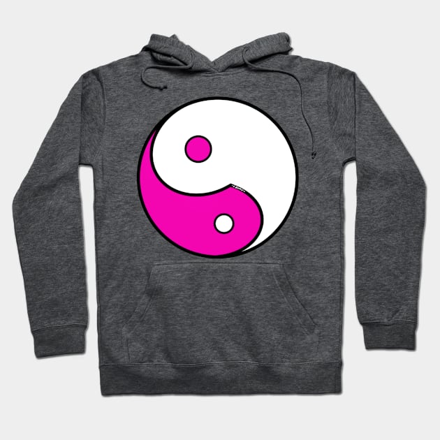 Yin Yang #32 Hoodie by Wolfgon Designs